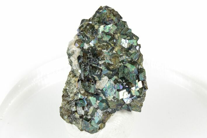 Iridescent, Rainbow Andradite Garnets - Norway #342317